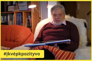 Pasaka vaikams: Vytautas Rumšas vyresnysis skaito Žano de Lafonteno pasakėčias