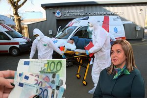 Žadėti priedai medikams pasiklydo panegirikos ir padėkų labirinte: įspėja dėl naujos grėsmės