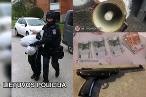 Policija smogė: per ypatingą operaciją sutriuškino didelę grupuotę, aptiko narkotikų laboratoriją, granatsvaidžių
