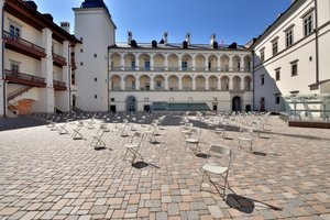 Valdovų rūmų muziejus „matuoja“ kiemą renginiams