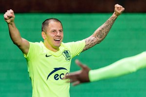 „Riterių“ žaidėjai: „Mokysimės naujų įvarčių šventimo būdų, bet svarbiausia, kad būtų ką švęsti“