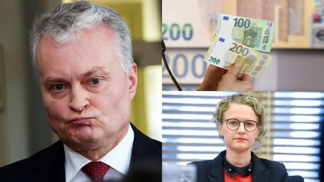 200 eurų išmokų nevetavęs G. Nausėda sulaukė kritikos dėl praskolintos Lietuvos