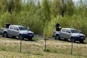 Gargždų gyventoja pasišlykštėjo seniūnijos darbuotojų elgesiu pakrūmėje ir viską nufilmavo