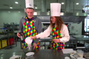 M. Grigonis nustebino savo kulinariniais sugebėjimais: gamino kartu su D. Belickaite