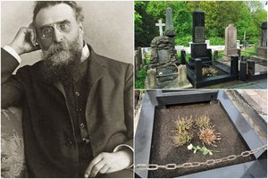 Išniekino tautos patriarcho Jono Basanavičiaus kapą: apspjaudė paminklą ir ištrypė kapavietę