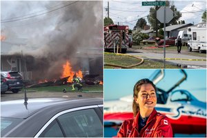 Šventė žaibiškai virto tragedija: gerai nuotaikai skleisti skirtas lėktuvas rėžėsi į namą, žuvo lakūnė