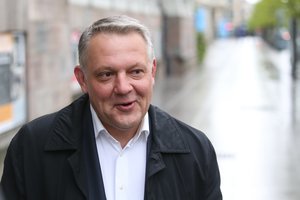 Eligijus Masiulis teisme pasakojo apie degtinės dėžutę ir debesis virš Vilniaus mero galvos 