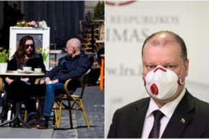 S. Skvernelis praneša: kavinėse nebebus ribojamas žmonių srautas