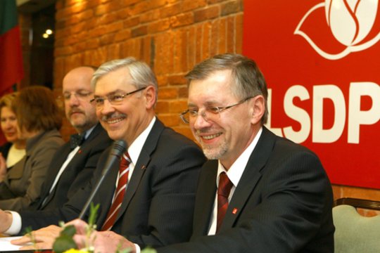 2007 m. Lietuvos socialdemokratų partijos vadovu tapo Gediminas Kirkilas.<br>P.Lileikio nuotr.