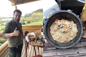 Antanas Juknevičius išdavė gero plovo receptą ir keletą ruošimo paslapčių