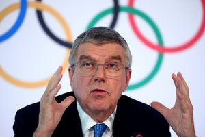 IOC pirmininkas T. Bachas: Tokijo olimpiada įvyks 2021-aisiais arba bus visai atšaukta
