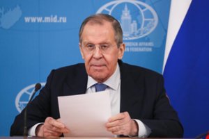 Rusijos ir Turkijos užsienio reikalų ministrai parėmė paliaubas Libijoje