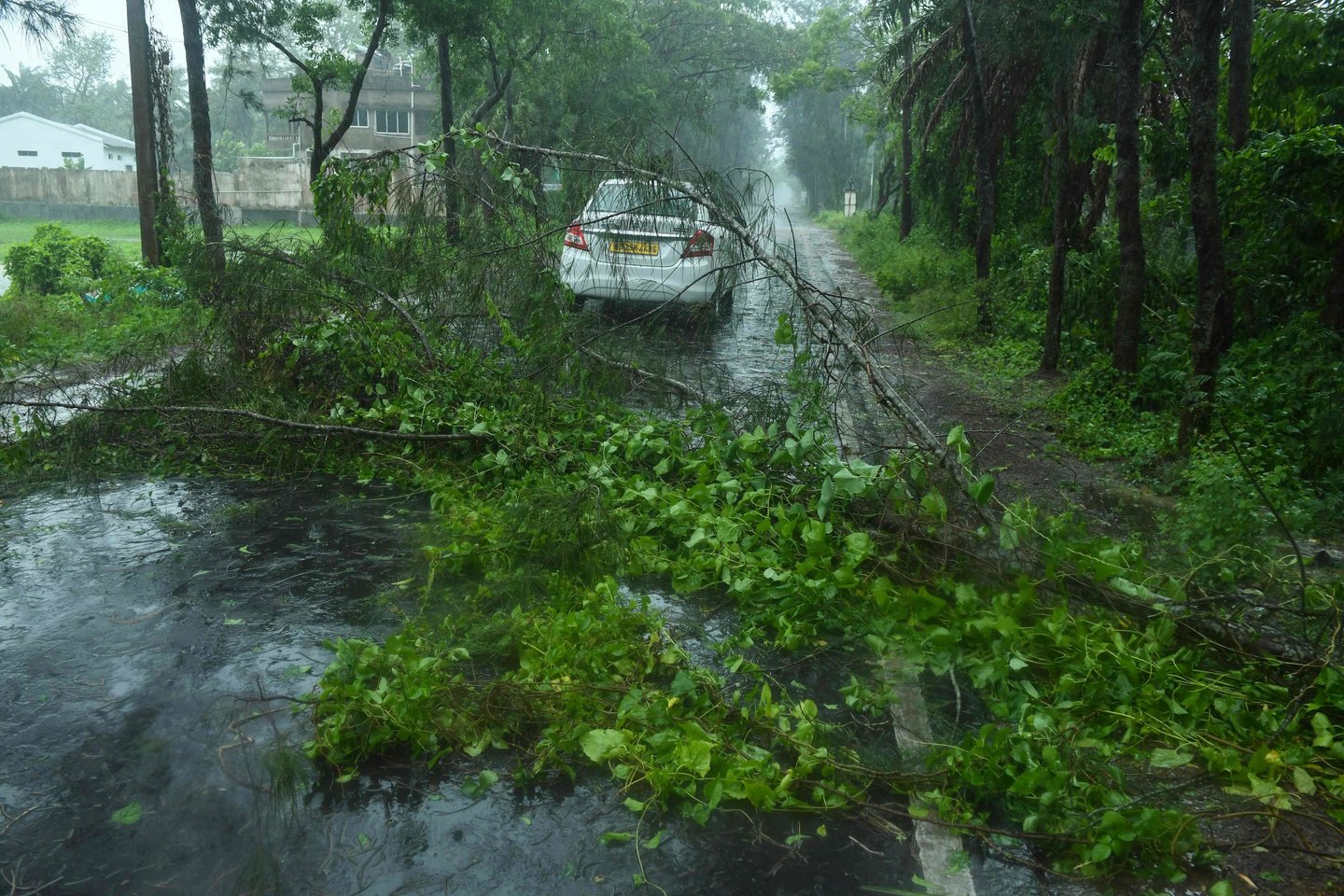 Ciklonas prie Indijos krantų.<br>Scanpix/AFP nuotr.