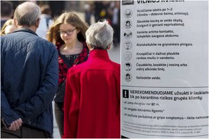 Skelbimai, draudžiantys įeiti garbaus amžiaus žmonėms, įpykdė