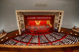 Kinijos premjeras pradėjo Liaudies Kongreso plenarinę sesiją