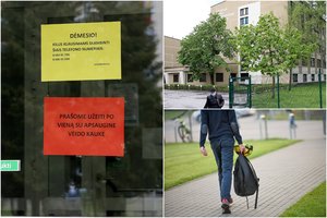 Dauguma moksleivių nuo pirmadienio į mokyklas negrįš: plano nekeis net 75 proc. įstaigų