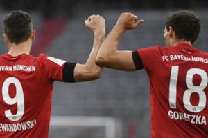 „Bayern“ Vokietijoje varžovams mušė penkis įvarčius