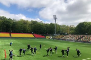 „Riteriai“ pirmieji išbandė naują LFF stadiono dangą: minkštesnė ir malonesnė žaisti