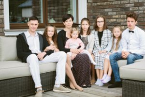 Šešis vaikus auginanti Vaidilė: „Tikėjimo pagalba jie jaučiasi saugūs“