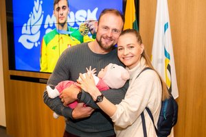 Olimpiečiai V. Žūsinaitė ir R. Nekriošius – apie augančią dukrą ir pasikeitusius įpročius