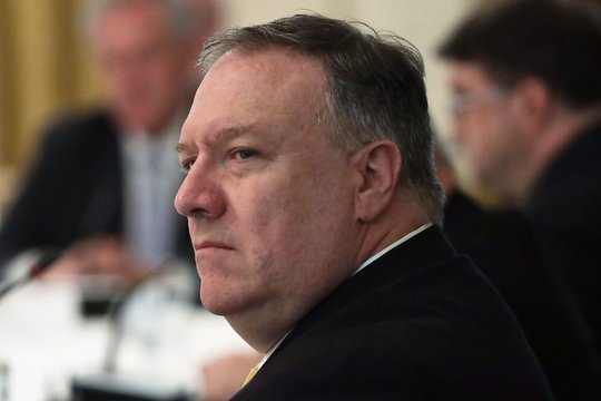 M. Pompeo: D. Trumpas imsis veiksmų dėl Kinijos studentų