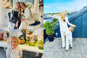 Kaune Edita Daniūtė-Gozzoli su vyru sūnui surengė įspūdingą gimtadienio šventę