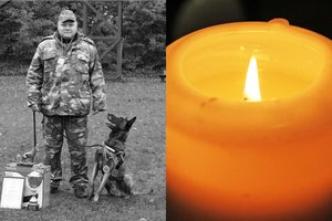 Žuvusį pareigūną į paskutinę kelionę palydės ir jo keturkojis draugas