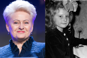 Dalia Grybauskaitė pasidalijo savo vaikystės nuotrauka