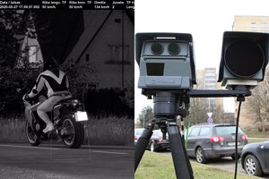 Gyvenviete 134 km/val. greičiu skridusiam motociklininkui gresia 550 eurų bauda ir teisės vairuoti atėmimas