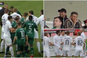 M. Kalniečio akivaizdoje – aistrų kupina kova Marijampolėje: kilo muštynės