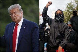 JAV krečiant neramumams D. Trumpas gubernatorius išvadino silpnais