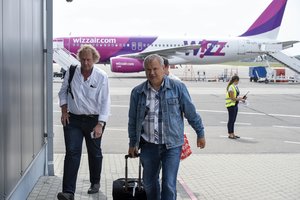 Pirmasis skrydis iš Palangos – į Vokietiją 