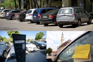 Vykstantys gatvės remonto darbai pridarė nemalonumų: už ne vietoje pastatytą automobilį teko susimokėti baudą