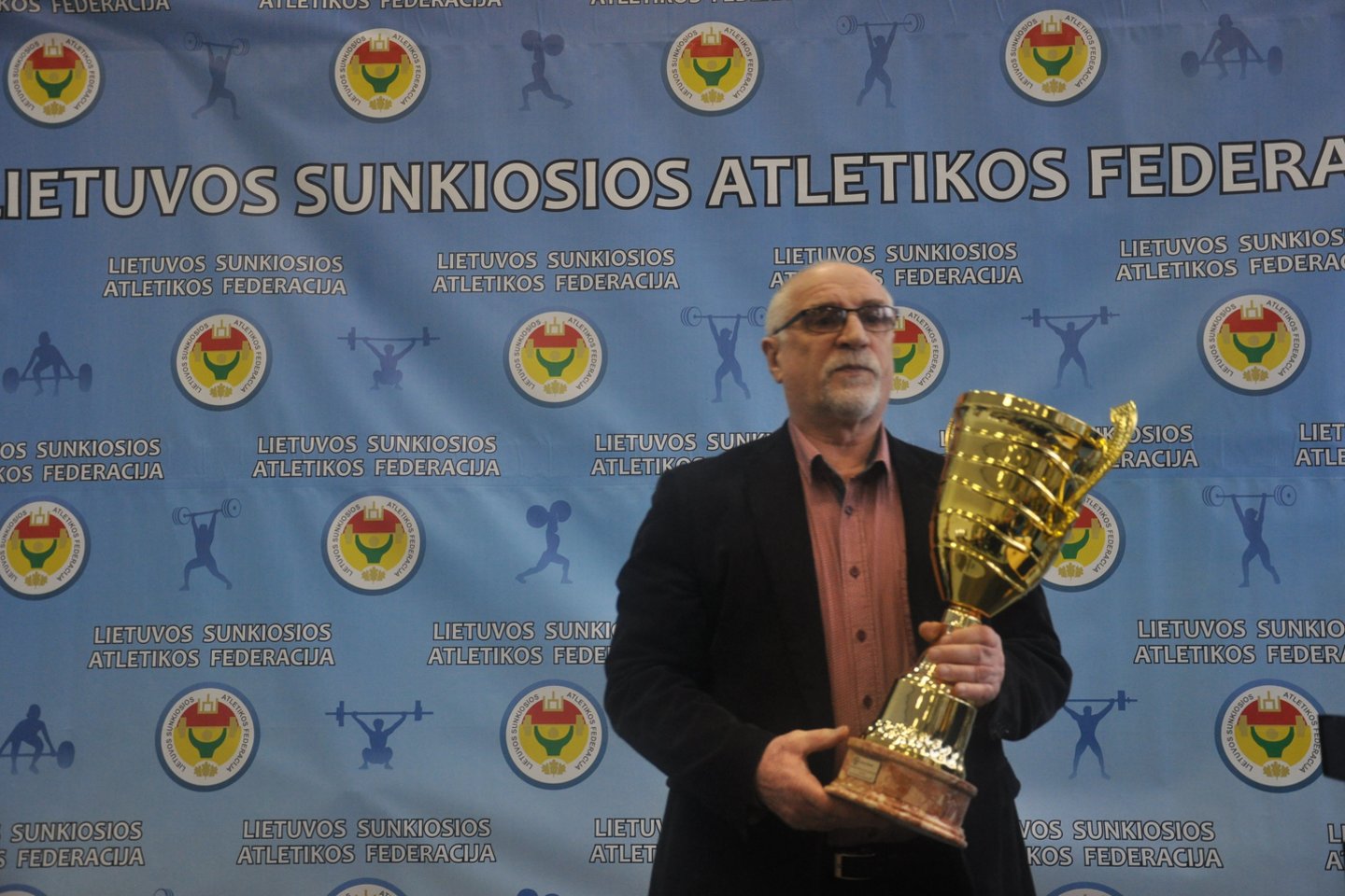 Lietuvos sunkiosios atletikos federacijos prezidentas Bronislovas Vyšniauskas gavo 10-ies metų diskvalifikaciją.<br>LSAF nuotr.