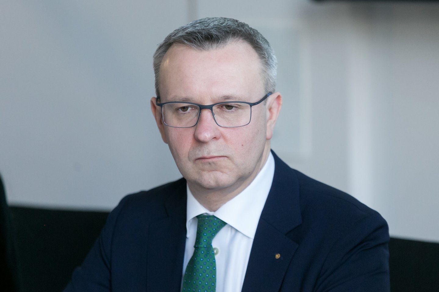 Lietuvos bankų asociacijos vadovas Mantas Zalatorius.<br>T.Bauro nuotr.