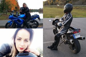 Plieninius žirgus vairuojančios merginos – apie reakcijas kelyje ir kokios savybės labiausiai trūksta motocikle