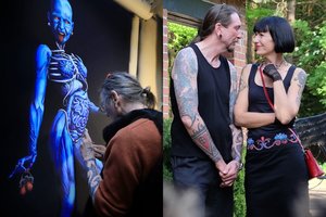 Šiurpą kelianti mirties deivė išsunkė menininko jėgas