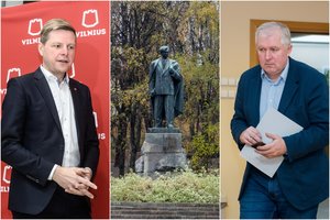 Konservatoriai vėl kelia P. Cvirkos paminklo likimo klausimą: R. Šimašius kviečia iki rinkimų susilaikyti nuo manipuliavimo