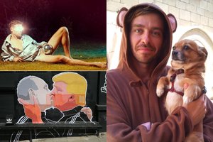 Politikų bučiniu išgarsėjusio Mindaugo Bonanu nuo naktinių siautėjimų neatkalba net draugė