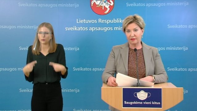 R. Lingienė pateikė naujausią informaciją apie koronaviruso situaciją Lietuvoje ir pasiuntė svarbią žinią