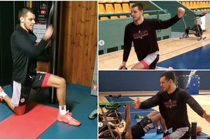 „Ryto“ duris užtrenkęs Deividas Sirvydis jau pluša „Hapoel“ treniruotėse