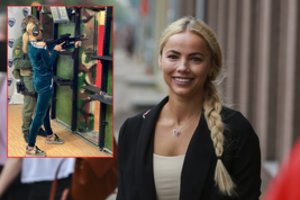 Goda Sabutytė-Alijeva paėmė į rankas šautuvą: negalėjo patikėti rezultatu
