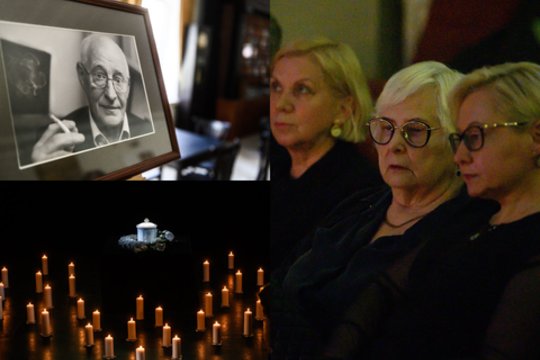 Vilniaus mažojo teatro scenoje atsisveikinama su šviesaus atminimo aktoriumi G. Girdvainiu 