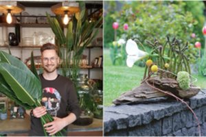 Norintiems nustebinti: gėlių puokštė Tėvo dienai – su smidrais ar net karka