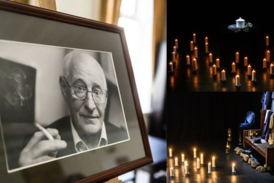 Vilniaus mažojo teatro scenoje – atsisveikinimas su žymiu aktoriumi G. Girdvainiu