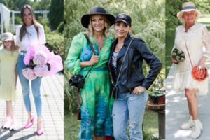 Renginių išsiilgę žinomi kauniečiai atvyko į parodą Botanikos sode