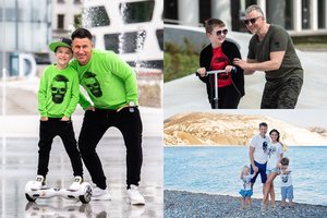 Tėvo dieną švenčiantys žinomi vyrai pasakė, koks turi būti tėtis