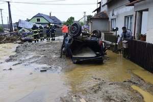Čekijoje per potvynį žuvo vienas žmogus, dar vienas asmuo dingo