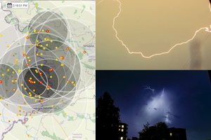 Per Lietuvą slenka du audros frontai: žaibai jau raižo dangų, kyla škvalo grėsmė