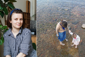 Tinklaraštininkė S. Petrunina net ir atnaujindama interjerą į darbus įtraukia mažylius